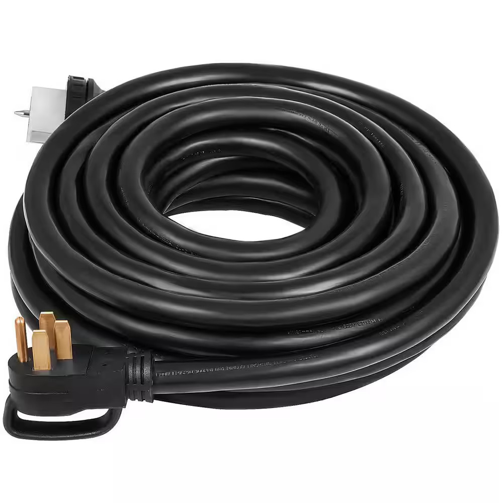 30 Ft. STW 6/3 + 8/1 50 Amp 125/250V NEMA 14-50P to SS2-50R Locking Connector Ge