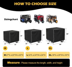 Portable Generator Cover While Running for Most 5000-10000W Frame Generators NEW