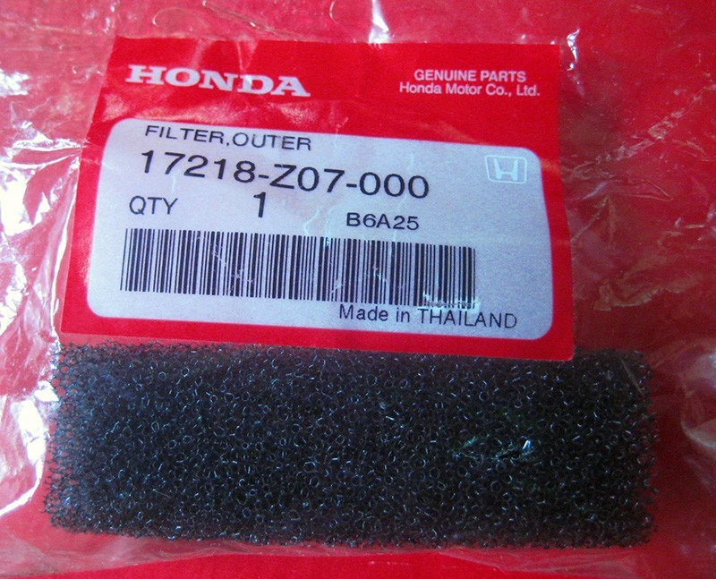 Honda – 17218-Z07-000 Air Filter Outer – Genuine Honda part.