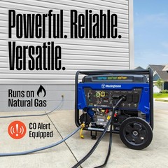 14500 Peak Watt Tri-Fuel Home Backup Portable Generator, Remote Electric Start,