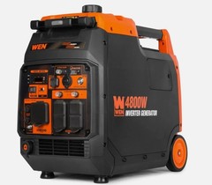 WEN DF480iX Quiet Lightweight 4800W Dual Fuel RV-Ready Electric Start Generator