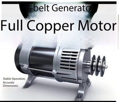3KW Small Household Pulley Generator 220V Power Conversion Generator All Copper