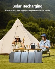 Portable Power Station, 236.8Wh/64,000mAh Outdoor 165W Solar Generator