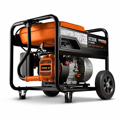 Generac 6822 Water Pump 6 HP 158 gph Aluminum Gas