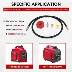 HND1.2CS Single Fuel System Clam Kit for Honda EU1000i & EU2000i Generator