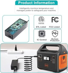 Charger for Jackery Charger 24V 90W AC Adapter for Jackery Portable Power