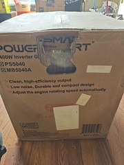 PowerSmart 4450W Gas Inverter Generator, EPA Compliant