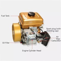 3000W Generator Range Extender Electric Gasoline Generator 48-72V Universal
