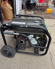Ryobi 6500 Watt Generator 8125 Starting Watts Electric Start ONLY 87 Hours