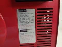 Vintage RARE 1965 Honda E40 II Lunchbox Generator. Rare Collectors Item.