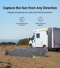Dabbsson 1330Wh Portable Solar Power Station+1700W Battery+210W Solar Panel Home
