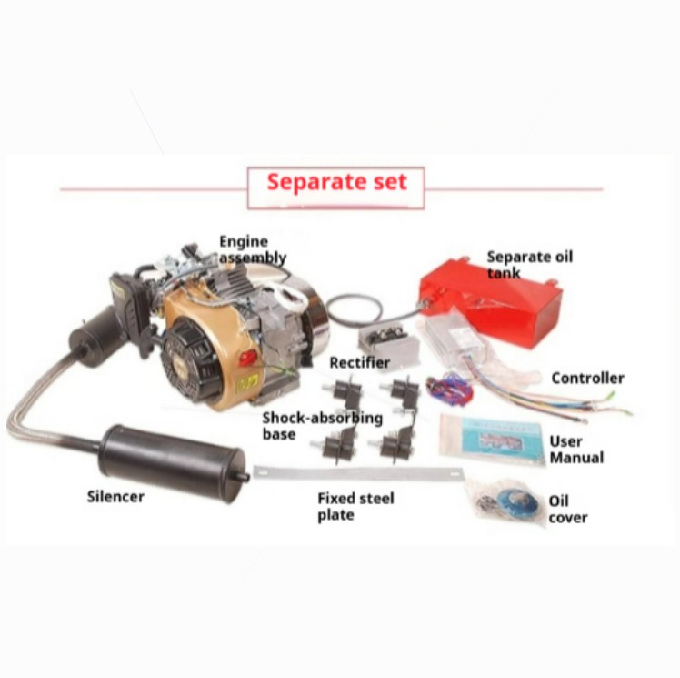 Electric Two-wheel/three-wheel/four-wheel 486072V Fully Automatic Range Extender