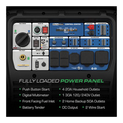 DuroMax 28000W Dual Fuel Inverter Generator Portable Home Backup Power XP28000IH