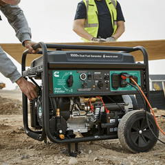 Cummins Onan 9500 Watt 49S Dual Fuel Portable Generator Remote Start Power