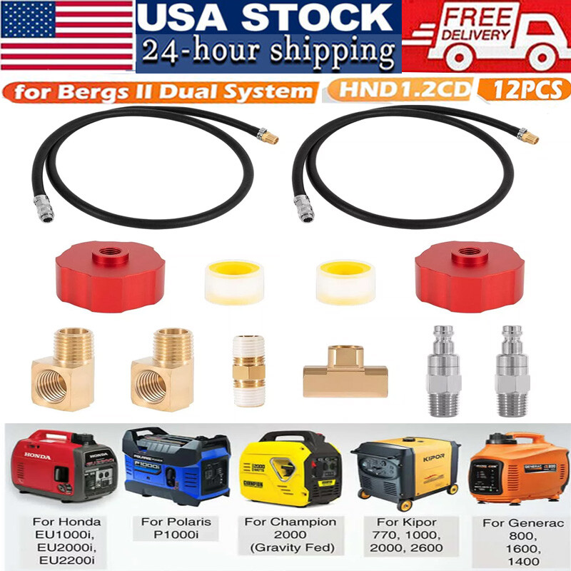 HND1.2CD Bergs II Dual System Fuel Extender Run Generator Kit for Honda Generac