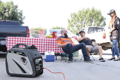 Pulsar 2,300W Portable Gas-Powered Quiet Inverter Generator with USB Outlet & Pa
