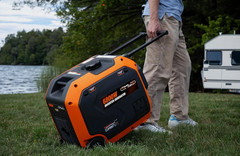 WEN 6800W Quiet Portable Dual Fuel Inverter Generator,Electric Start, CO Sensor