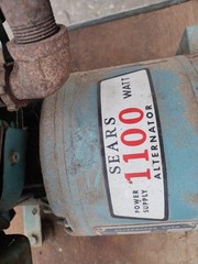 Vintage 1100watt Sears Generator