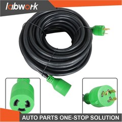 Labwork 30 Amp Generator Extension Cord 10Ft 3 Prong Power Cable 10 3 L5-30