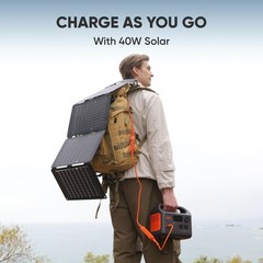 Jackery Portable Power Station Explorer 300, 292Wh Backup LiFePO4 Battery, Solar