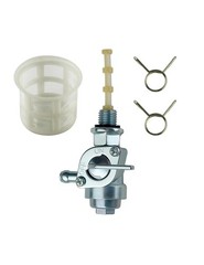 YAMAKATO Generator Petcock Fuel Tank Shut Off M10x1.25 Male with filter cup