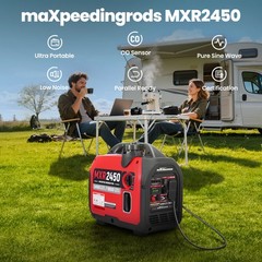 2450W 58dB Quiet Generator – Pure Sine Wave Parallel Ready for Outdoor Movies