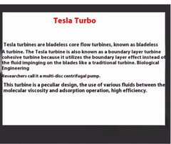 Tesla Turbines Gas Energy Machines Steam Machines High Efficiency High Speed