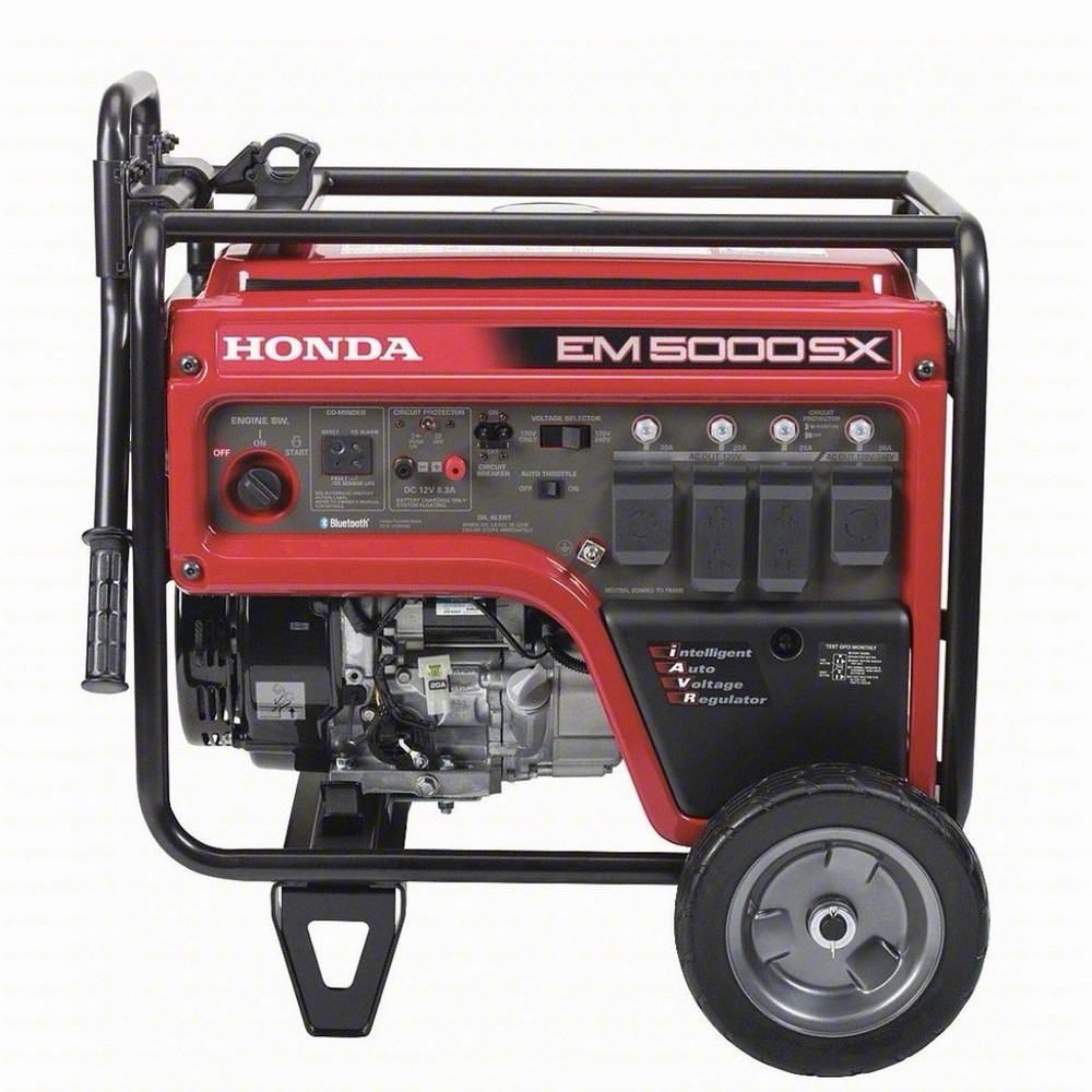 Honda EM5000SX Portable Gas Generator 7000/4500 Watt, 120/240V