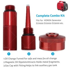 Extended Run Fuel Gas Cap Funnel Suitable for Honda Generator EU2000i 1/4 NPT