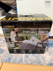 LiPOWER TP300V2 Portable Power Station 296Wh 300W Solar Generator