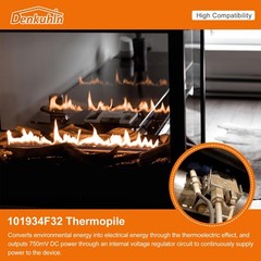 Denkuhin 101934F32 Thermopile 750mv Power Generator for White Rodger Replace