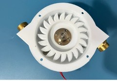 Mini Impulse Water Turbine Generator Dual Nozzle High Power Hydro Electric Tool
