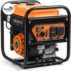 5000W Inverter Generator Gas Powered, Open Frame Generator, Portable Outdoor Pow