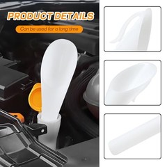 2PCS Fuel Filler Gas Tank Funnel Tube, 8U5Z17B068B Fuel Tank Filler Tube Neck