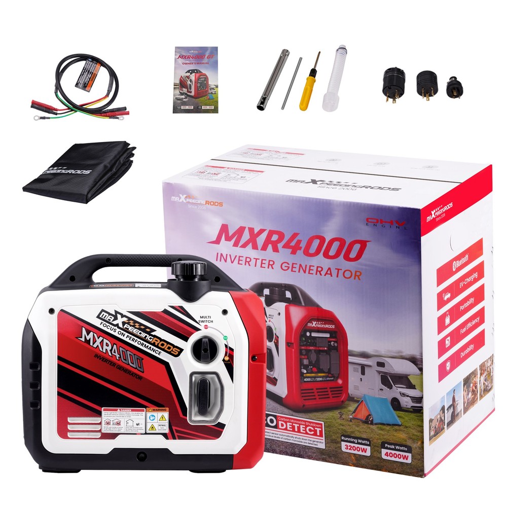 4KW Gasoline Generator Inverter APP Monitor EV-Charging for Outdoor Party