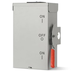 100A Generator Transfer Switch for Home Backup Power, Manual Double Throw