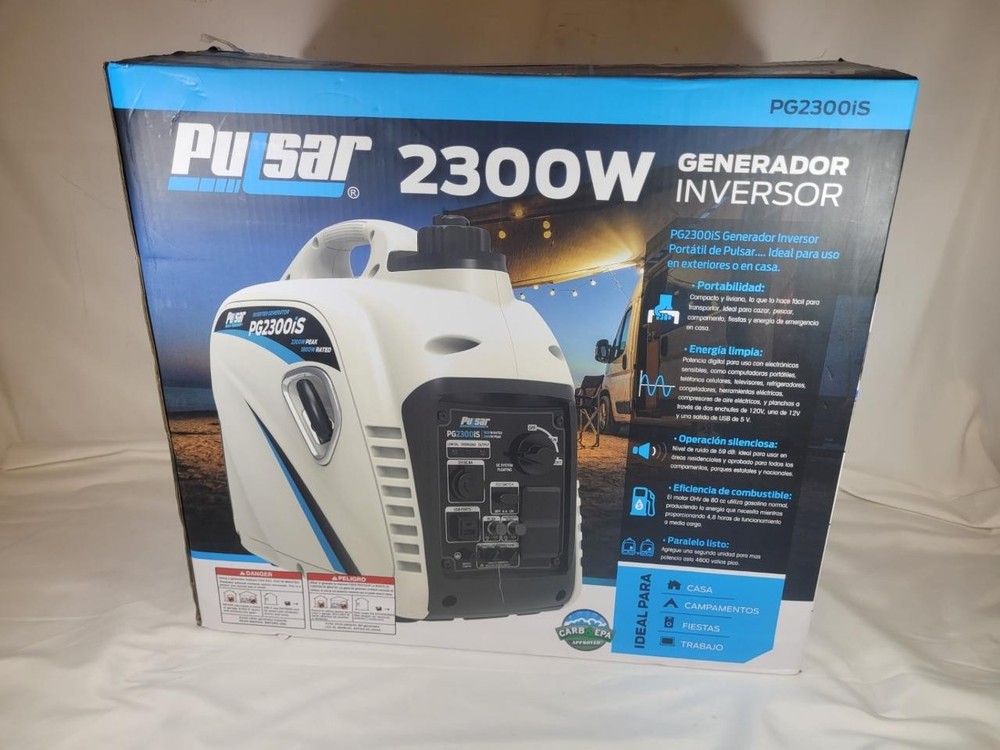 Pulsar PG2300iS 2300W Portable Inverter Generator Gas Powered