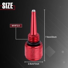 2 Pcs Magnetic Oil Dipstick for Inverter Generator, M18 x 2.5 Threading,