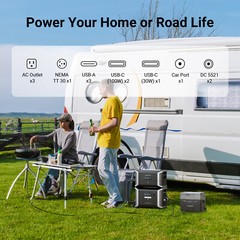 Dabbsson DBS2100Pro 2150Wh 2400W Power Station Solar Generator LFP Home Backup