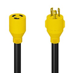 Leisure Cords NEMA L5-30 3 Prong 30 Amp Generator Extension Cord 25 ft.