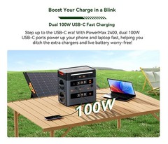 Blackview OSCAL 2400W Portable Power Station 1872Wh Solar Generator Camping LFP