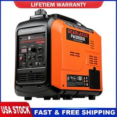 5000W Portable Inverter Generator Gas Powered Quiet for Home Electric Start