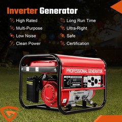5000W Portable Inverter Generator Gas Powered Quiet 68DB for Camping RV Travel