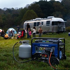 Westinghouse 4,650-W Portable RV Ready Dual Fuel Gas Generator with Remote Start