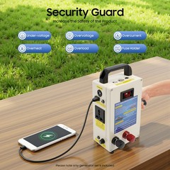 Hand Crank Generator Power Supply Portable Emergency Charger Household 110V 150W