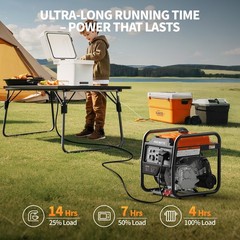 4000 Watt Gas Powered Generator Portable Inverter Generator Outdoor Power Home