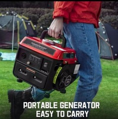 Portable Generator,Power Smart1200W Generator for Home Backup,RV Camping Outdoor