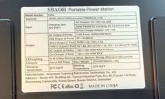 NEW SBAOH P302 Power Station Generator Blue