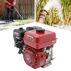 7.5HP Gas-Powered Diesel Engine, 3000W with 0.95 Gal Fuel Tank, Pull Start &