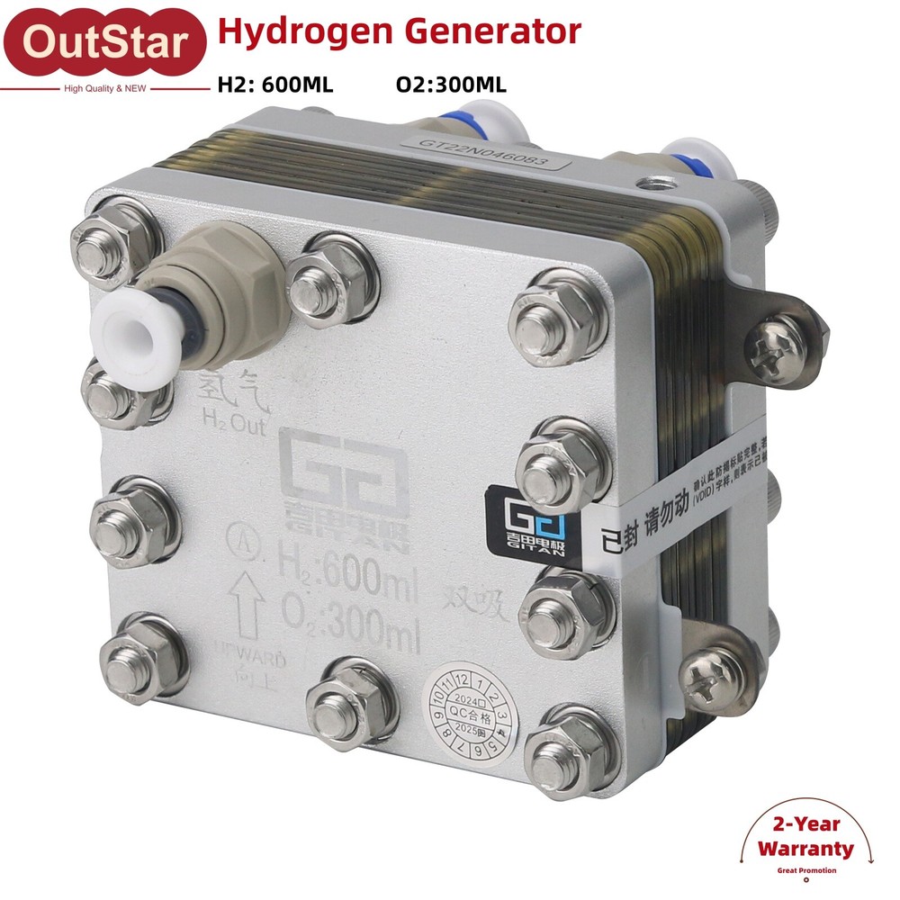 GT-A600A-4150 600ML Electrolytic Cell Module PEM Hydrogen Generator for Water
